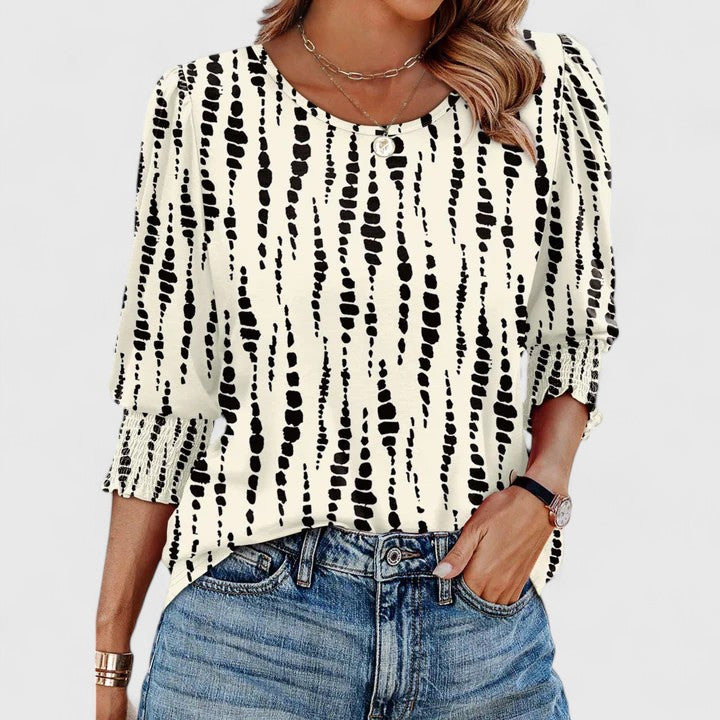 Solara | Chic Smocked Blouse
