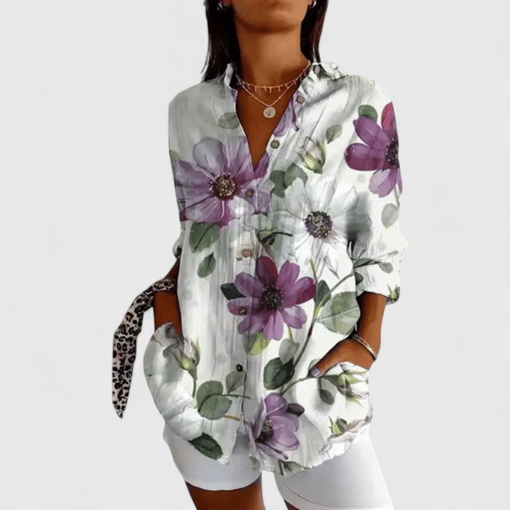 Katarine | Chic Floral Blouse