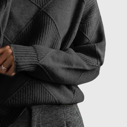 Angela™ Turtleneck Knit Sweater