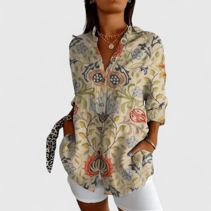 Katarine | Chic Floral Blouse