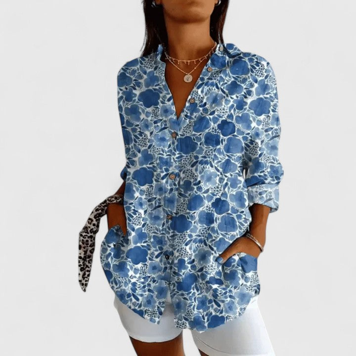 Katarine | Chic Floral Blouse