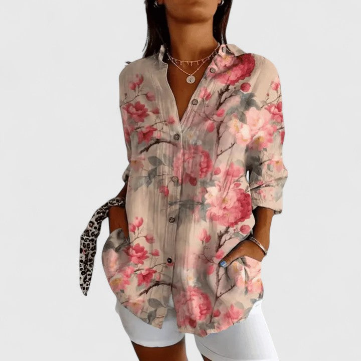 Katarine | Chic Floral Blouse