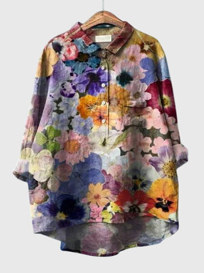 Valeria™ - Blossom Pattern Blouse