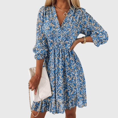 Elisa™ Floral Puff Sleeve Dress