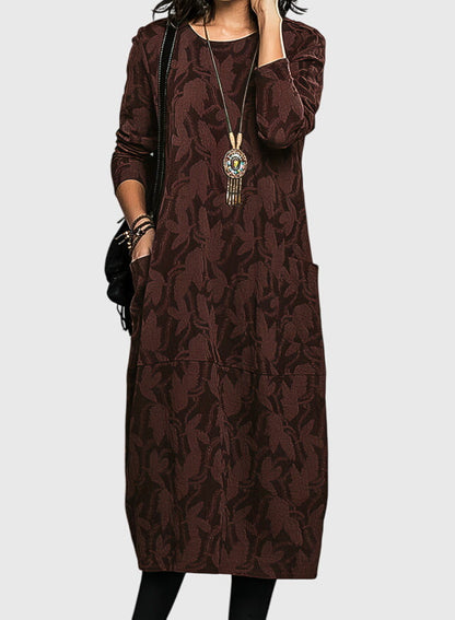 Victoria | Relaxed Round-Neck Dress