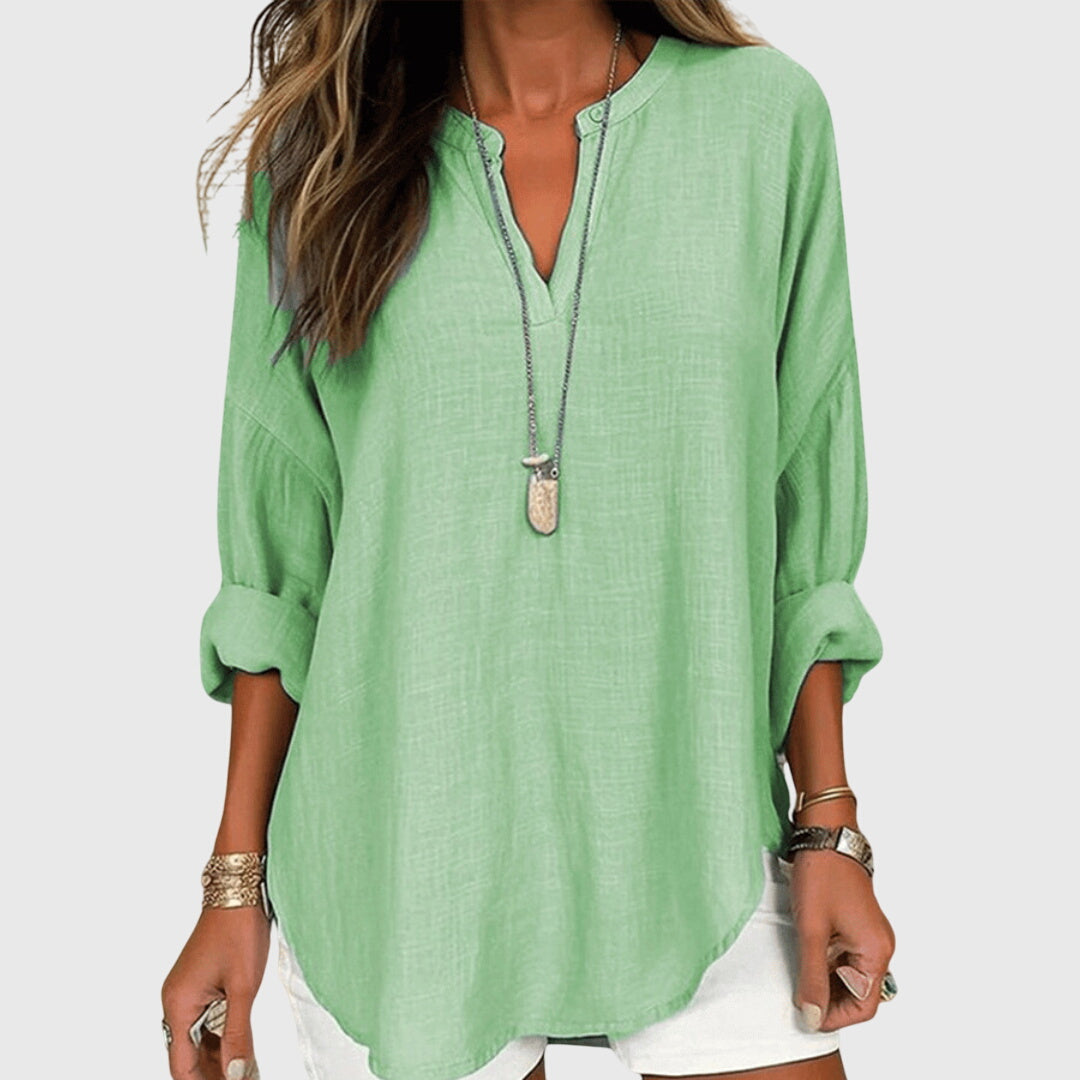 Lenara™ | Chic Flowing Beach Shirt