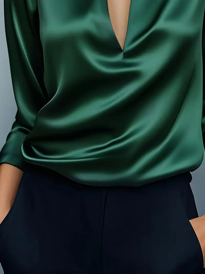 Serena – Elegant Satin Blouse
