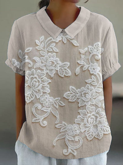 Emma™ - Vintage Printed Shirt