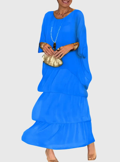 Susan™ | Elegant Long Flowing Dress