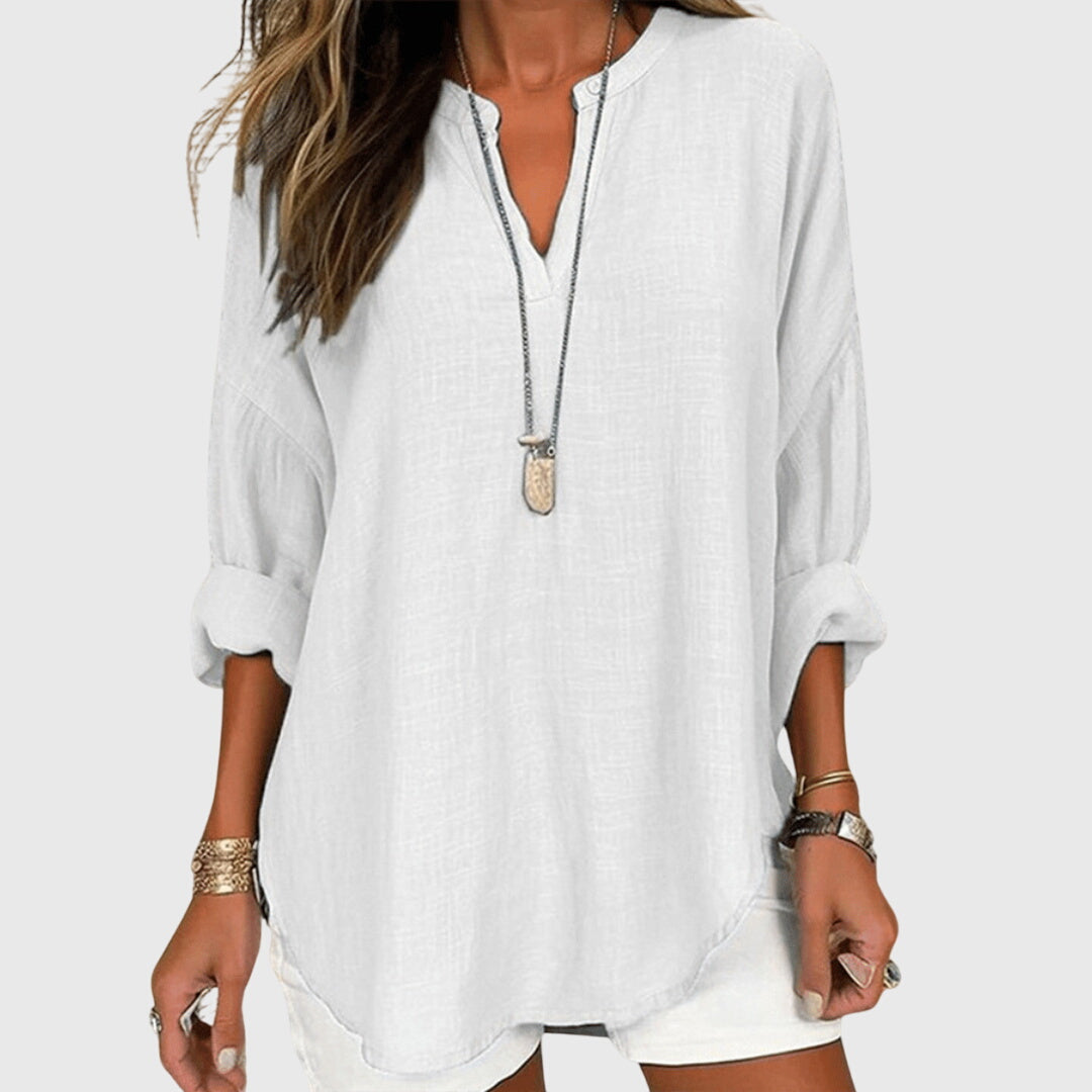 Lenara™ | Chic Flowing Beach Shirt