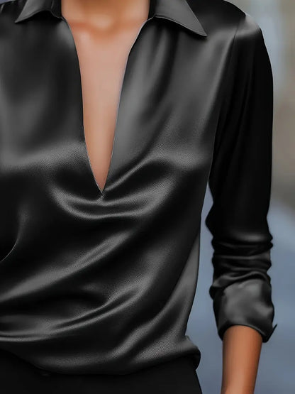 Serena – Elegant Satin Blouse