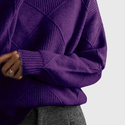 Angela™ Turtleneck Knit Sweater