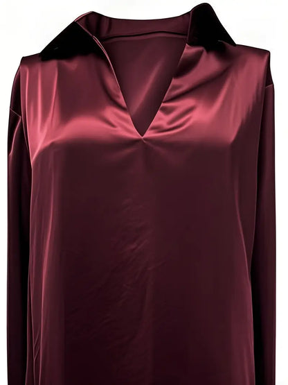 Serena – Elegant Satin Blouse