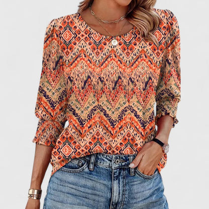 Solara | Chic Smocked Blouse