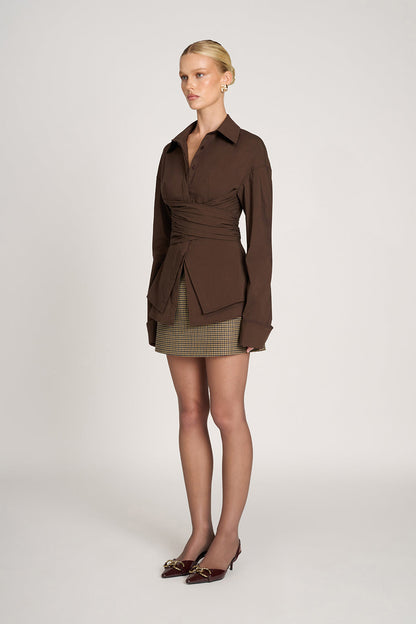 Freya™ | Tailored Wrap Blouse