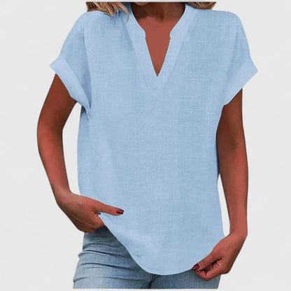 Xavinah | Cozy V-Neck Top