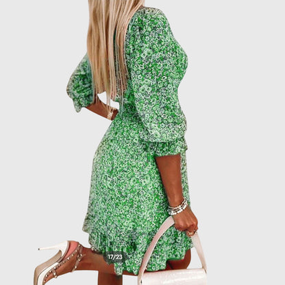 Elisa™ Floral Puff Sleeve Dress