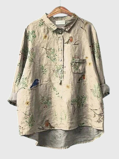 Valeria™ - Blossom Pattern Blouse