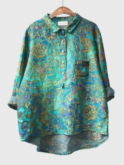 Valeria™ - Blossom Pattern Blouse