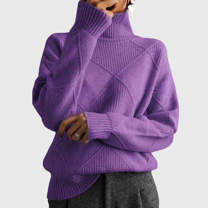 Angela™ Turtleneck Knit Sweater