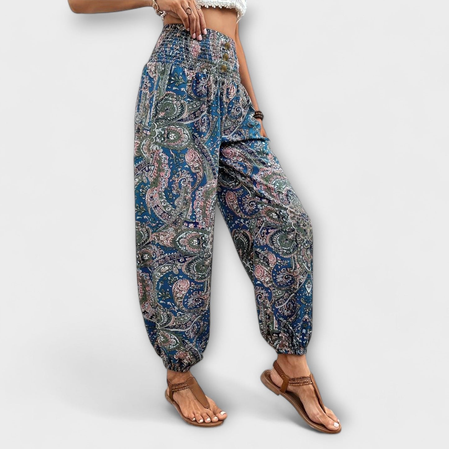 Scarlett - Ethnic Graphic Print Pants