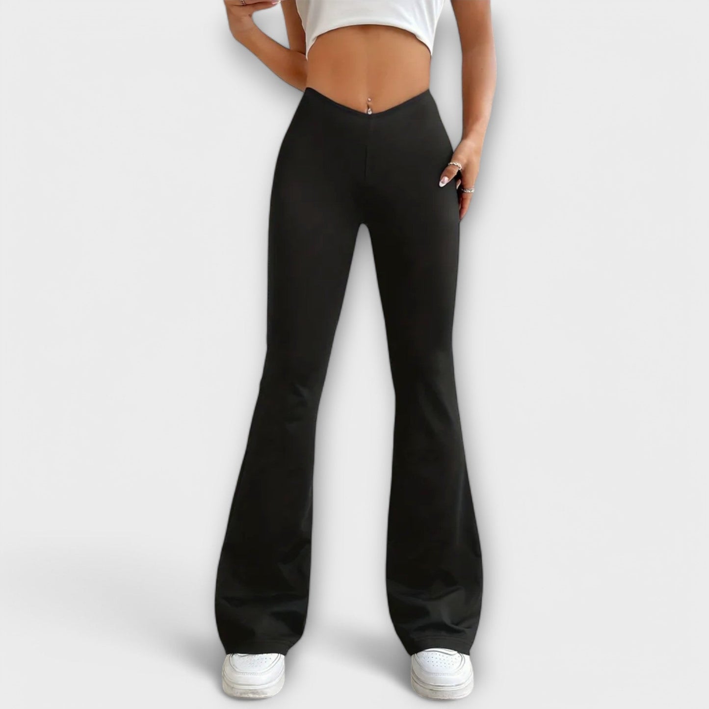 Serena - Flared Leg Relaxed Pants