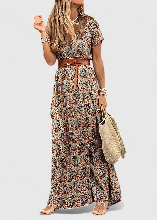 Lorraine | Chic Bohemian Maxi Dress