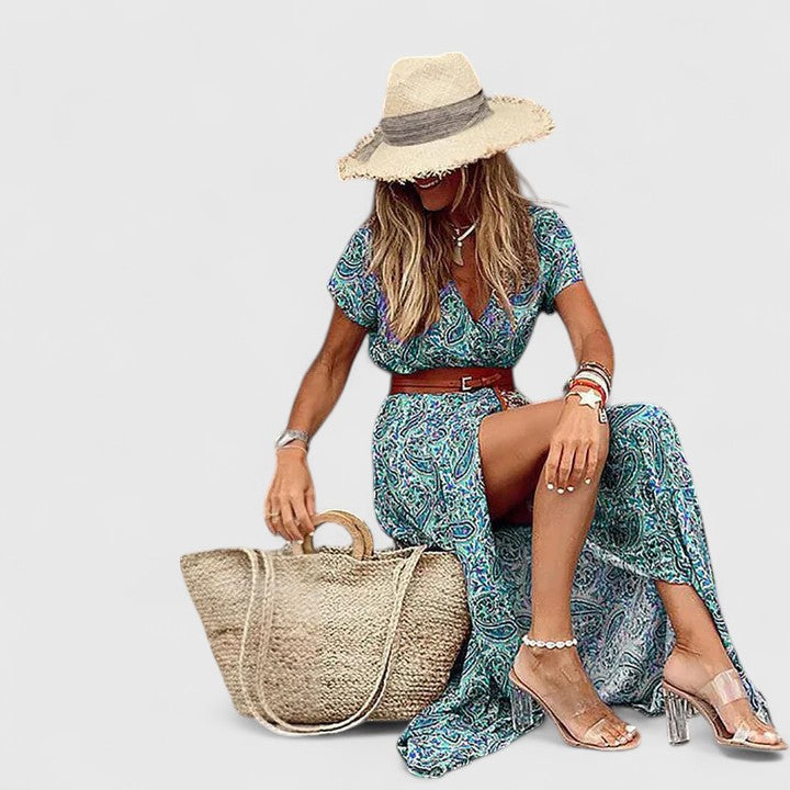 Lorraine | Chic Bohemian Maxi Dress